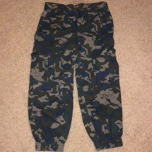 Camo jogger pants